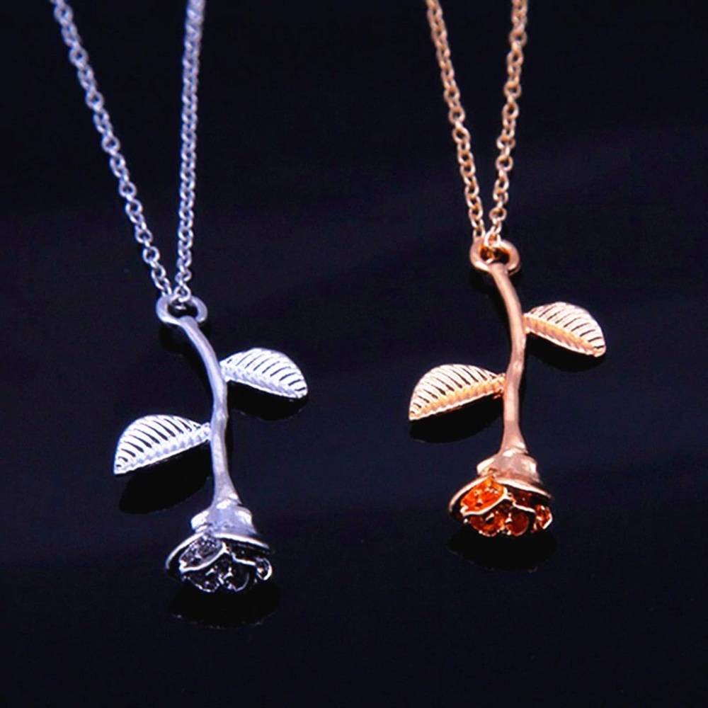 Rose Pendant Necklace - Picture 4 of 4